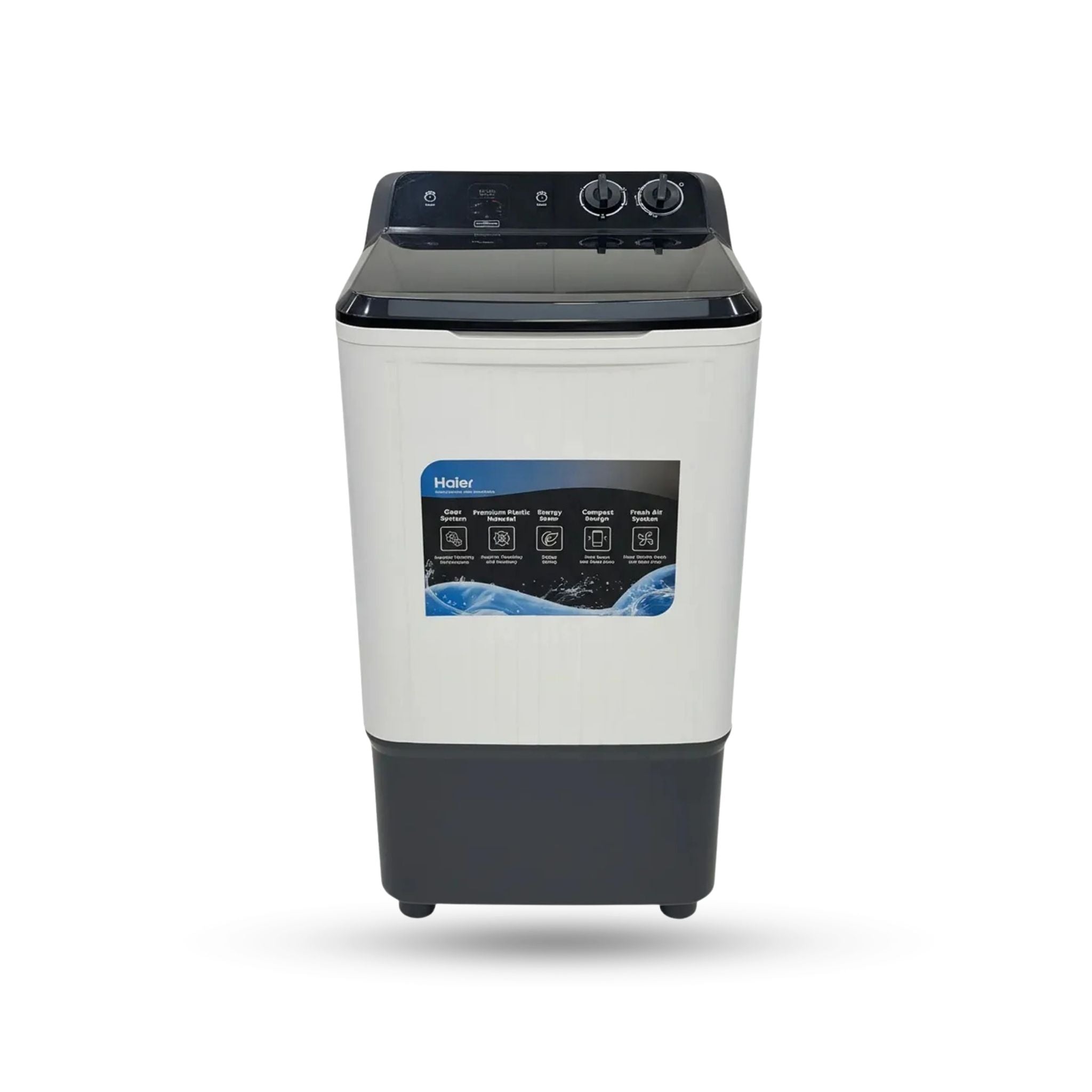 Haier HWM-130-1217 Single Tub Washing Machine White