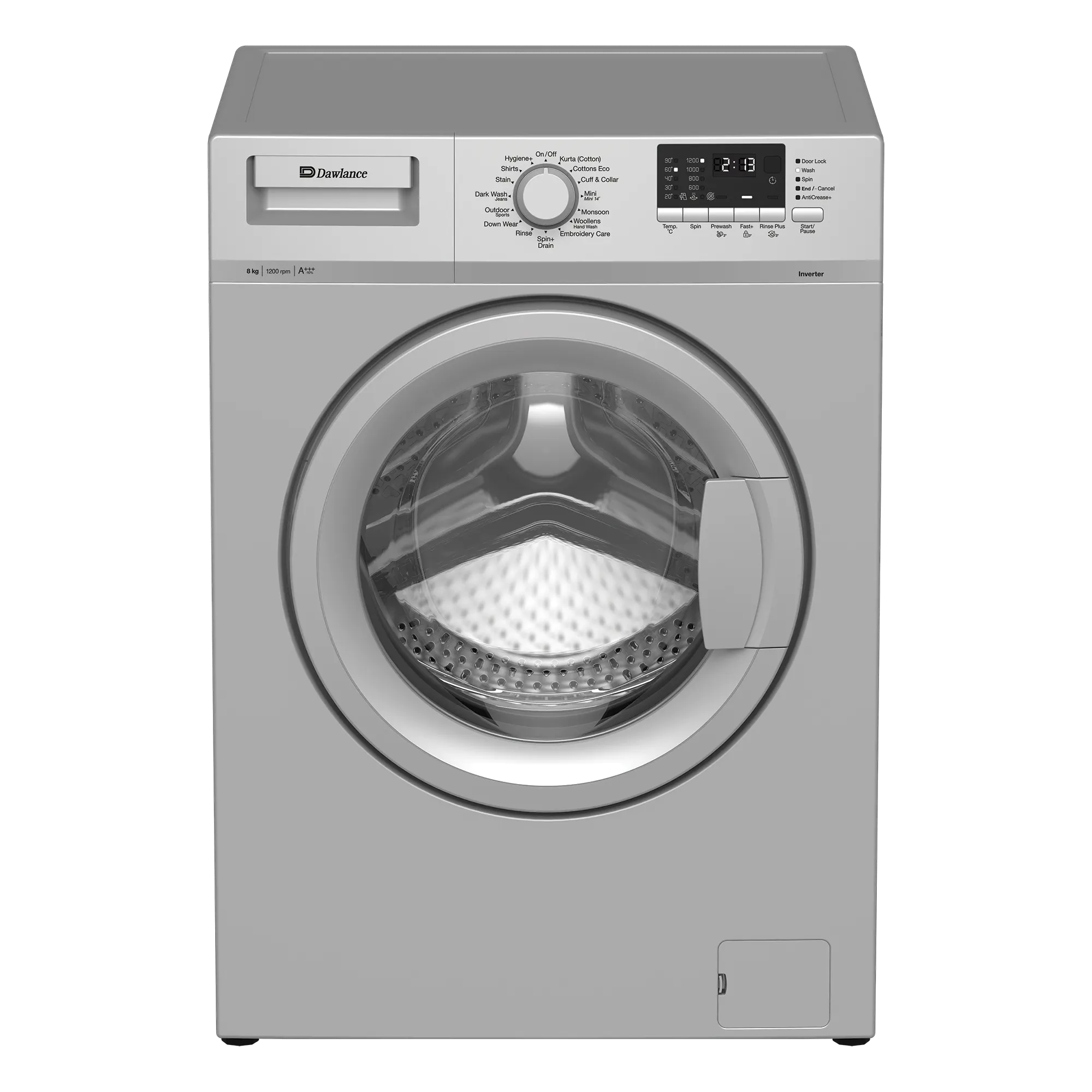 Dawlance DWF-8120 Gr Inverter Front Load Washing Machine 8Kg