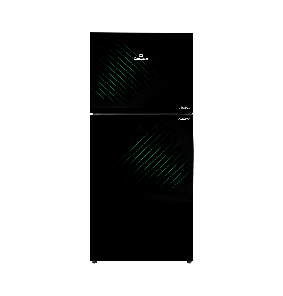 DAWLANCE LARGE SIZE GLASS DOOR INVERTER FRIDGE-9191 ACCE PRO