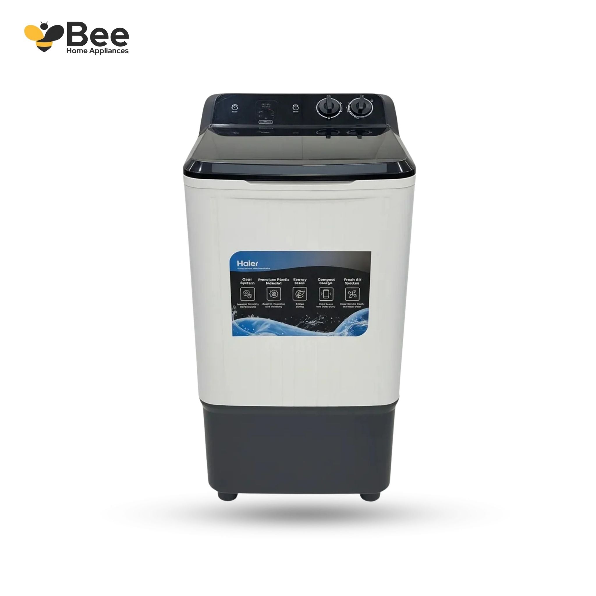 Haier HWM-130-1217 Single Tub Washing Machine White