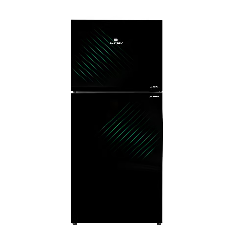 DAWLANCE LARGE SIZE GLASS DOOR INVERTER FRIDGE-9193 ACCE PRO