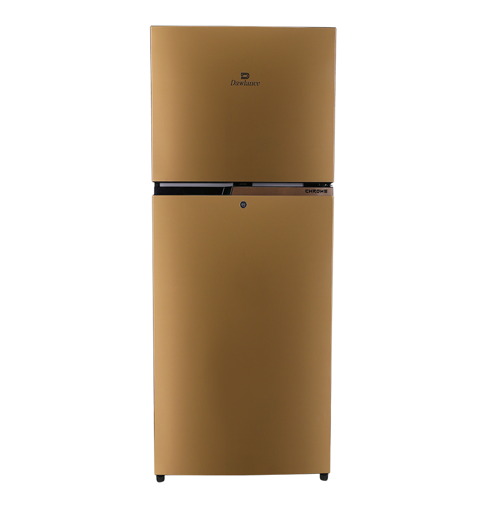 DAWLANCE MEDIUM SIZE GLASS DOOR INVERTER FRIDGE 9173 WB CHROME E