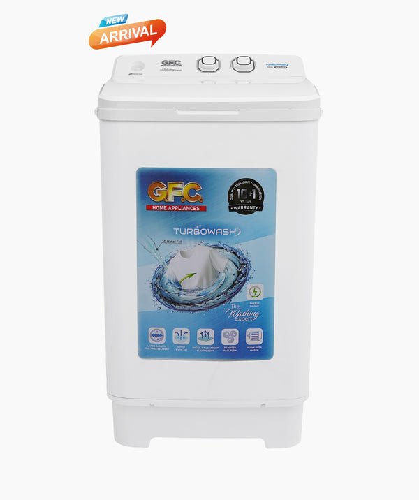 GFC 12 KG PLASTIC WASHER  GF-1210 SHOWER WASH TRANSPARENT LID